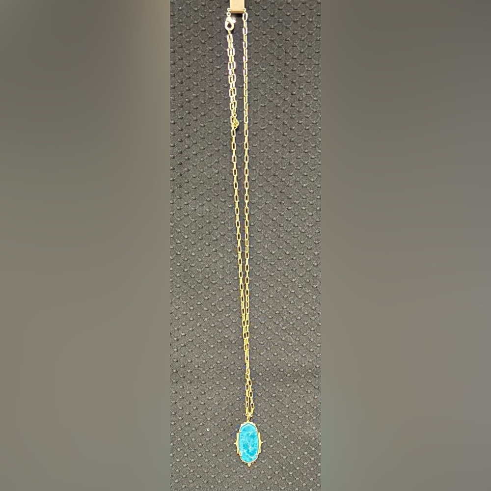 Baroque Ella Vintage Gold Long Pendant Necklace